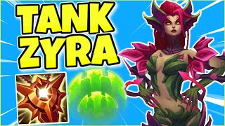 This TANK ZYRA build is almost impossible to kill [upl. by Maya]