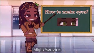 ☆｡How to make eyes in Gacha life 2GL2 tutorialuniqueeee14☆｡ [upl. by Iroj]