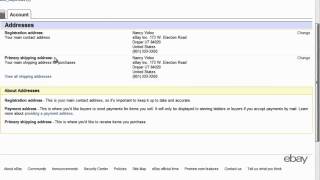 eBay Tutorials How to change your contact or account information [upl. by Tlevesor]
