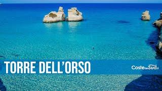 📍 TORRE DELLORSO I FAMOSI CARAIBI DEL SALENTO  la spiaggia di sabbia bianca del Salento [upl. by Johns]