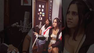 Recording scenes Suvarna Tiwari amp Nikita Gandhi suvarnatiwarimusic [upl. by Nwonknu]