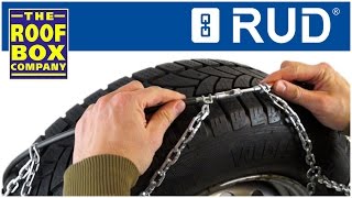 RUD Compact Grip snow chains  How to fit [upl. by Yenwat955]