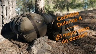 SACO de DORMIR mochila 72hrs  Carinthia Defence 4 [upl. by Alac286]