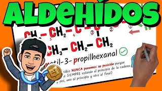 🔴 ALDEHÍDOS  Nomenclatura y formulacion ORGÁNICA [upl. by Asiaj]