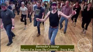 Bartender’s Stomp  Line Dance DEMO [upl. by Wanonah]