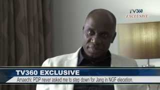 TV360 EXCLUSIVE MY PROBLEMS WITH PRESIDENT JONATHAN  Amaechi [upl. by Mathia707]