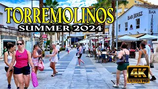 Torremolinos Spain Charming Town Summer 2024  costa del sol malaga Andalusia 4k [upl. by Carlo541]