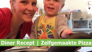 Pizza Maken  Diner Recept  Luan helpt mee [upl. by Ynor]