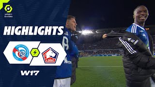 RC STRASBOURG ALSACE  LOSC LILLE 2  1  Highlights  RCSA  LOSC  20232024 [upl. by Ronda]