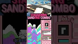 Staggering Sand Tetris Combo shorts tetris [upl. by Alcot417]