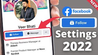 Facebook Followers Settings 2022  How To Add Follow Button on Facebook AccountProfile [upl. by Aitetel]