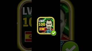 100 rated Andres Iniesta training efootball 2025 [upl. by Hplar]