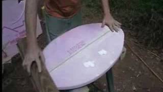 Home made Skimboard shaping the foam blankPART 2 OF 3 [upl. by Amzaj135]