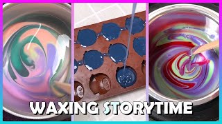 Satisfying Waxing Storytime 61 Scary stories ✨😲 Tiktok Compilation [upl. by Stasny845]