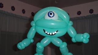 MONTER INC CON GLOBOS 260  HOW TO MAKE A MONSTER GLOBOFLEXIA [upl. by Chadabe]