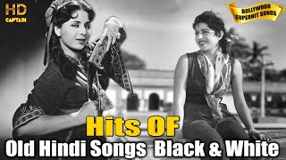 Old Hindi Songs Black amp White  Ultimate Bollywood Hit Songs Jukebox [upl. by Andy]