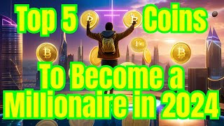 5 Gaming Crypto Coins That Can 100X YOUR MONEY in 2024 Become a Crypto Millionaire FULL GUIDE [upl. by Lefty]