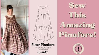 The Secret to a Perfect Pinafore Sew it with the Burrito Method [upl. by Willamina]