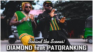 Patoranking  Kolo Kolo Feat Diamond Platnumz music Video  Behind the Scenes [upl. by Ikciv]