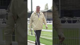 SAM ALLARDYCE AT FIRST LEEDS UNITED TRAINING SESSION shorts [upl. by Kepner654]