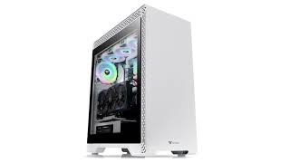 Thermaltake Announces S500 Tempered Glass Snow Edition Case [upl. by Messing]