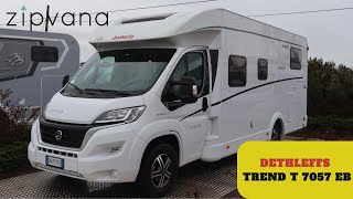 Dethleffs Trend T 7057 EB  Videorecensione Camper Semintegrale [upl. by Enautna514]