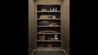 Hidden Bookcase Door to Speakeasy Interior Design [upl. by Cordy]