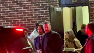 Keanu Reeves exiting Colbert Show [upl. by Gaston]