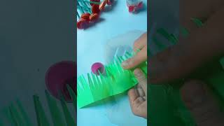 DIY planter 😱  paper plant diy creative diyplanterpapercraft youtubeshorts shorts [upl. by Madda]