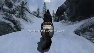 Nyhus and the Border of Cyrodiil  Skyrim mod [upl. by Enitsirc649]