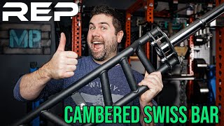 REP Fitness Cambered Swiss Bar Unboxing amp Initial Impressions MultiGrip Barbell Review [upl. by Berfield]