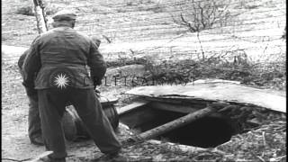 Prisoners working in the crematorium at a concentration camp in Flossenburg GermHD Stock Footage [upl. by Parrott265]