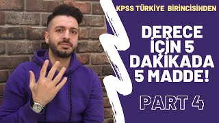 KPSSde Derece Nasıl Yapılır Derece Tayfa [upl. by Ykcul]