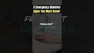 5 Emergency Diabetes Signs You Must Know diabetessigns [upl. by Hsac]