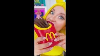 French fries challenge 🍟 fries fastfood [upl. by Ecirtnahs]