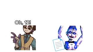 Whats 6x3 FNAF yellings  Made by bluemanbot [upl. by Lud]