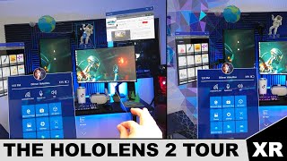 The HoloLens 2 Tour  Discover How Holograms Look In Real Life [upl. by Yug]