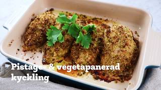 Pistage amp vegetapanerad kyckling i samarbete med Plivit trade [upl. by Dearborn]