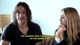 Carles Puyol and Vanesa Lorenzo supports the project Barcelona Brain Health Initiative [upl. by Veal]