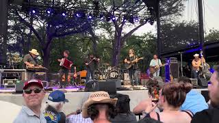 Steve Earle with Reckless Kelly Goodbye live at Whitewater Amphitheater 62924 [upl. by Dnalerb]