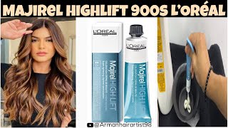 Majirel Highlift Fashion Colour L’Oréal  Ultra Golden Blonde 900s Colour  Global Chocolate Brown [upl. by Lidaa]