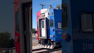 Front runner doing 79 MPH frontrunner upcomingvideo trains shorts [upl. by Ruttger163]