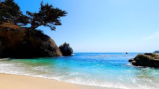 Zen Moment 3 Hours on The Best Beach in California 4K Video [upl. by Llehsyar936]