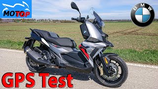 BMW C400X 2023  GPS Test  ACCELERATION  ROLL ON  TOPSPEED [upl. by Strauss]