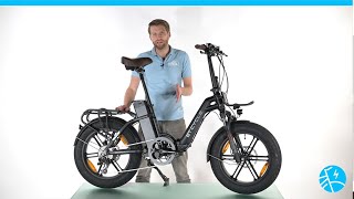 ETCycle F1000 Fatbike mit Faltfunktion im EBikeTest [upl. by Edlihtam861]