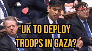 Why can’t Rishi Sunak share details on UK’s dangerous Gaza military plan  Janta Ka Reporter [upl. by Aneetsirhc]