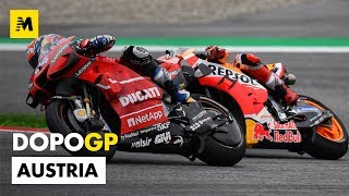 Dovizioso e lincredibile duello con Marquez Il GP dAustria [upl. by Weinberg413]