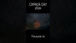 Peachland fireworks  Canada Day 2024 fireworks peachland canada [upl. by Ayhay]