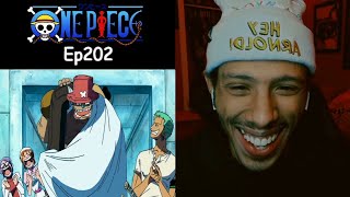 One Piece Reaction Episode 202  Give My Man An Oscar [upl. by Anaujait]