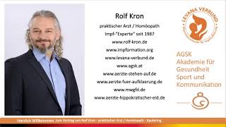 Kann man krank geimpft werden Herzmuskelentzündung Unfruchtbarkeit Totgeburten – Dr Rolf Kron [upl. by Sarson]